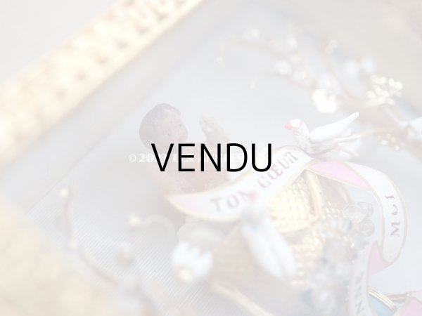 画像11: 19世紀 アンティーク ルリケール 幼いキリスト＆聖遺物入り聖書型ボックス 聖人の遺品　 (11)