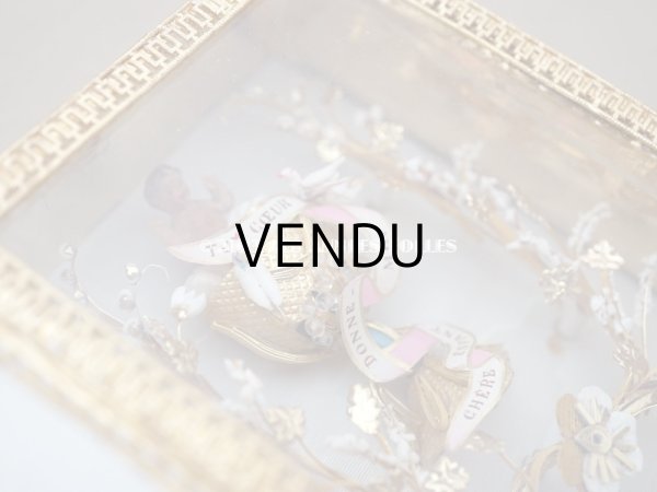 画像10: 19世紀 アンティーク ルリケール 幼いキリスト＆聖遺物入り聖書型ボックス 聖人の遺品　 (10)