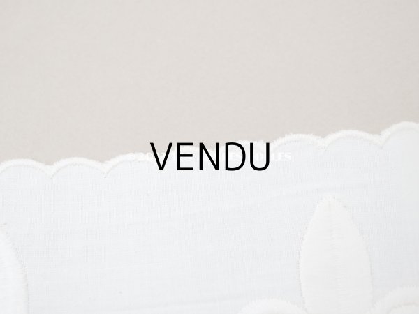 画像5: 19世紀末 アンティーク 百合の紋章の刺繍入り　教会の祭壇装飾 95〜99cm 10.3cm幅 (5)