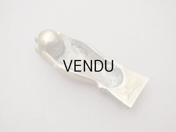 画像6: アンティーク ハンドモチーフのペーパーウェイト ブロンズ製 (6)