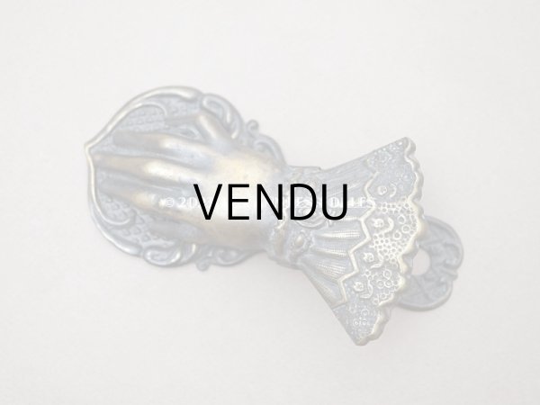 画像3: アンティーク ハンドモチーフのクリップ  (3)