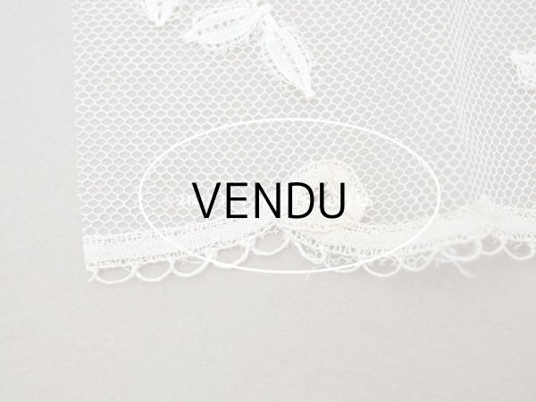 画像7: 1930年代 アンティーク 幅広 プリンセスレース　エクリュ　1m 幅16cm (7)