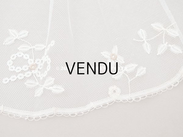 画像3: 1930年代 アンティーク 幅広 プリンセスレース　エクリュ　1m 幅16cm (3)