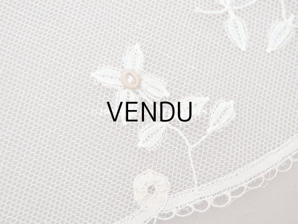 画像5: 1930年代 アンティーク 幅広 プリンセスレース　エクリュ　1m 幅16cm (5)