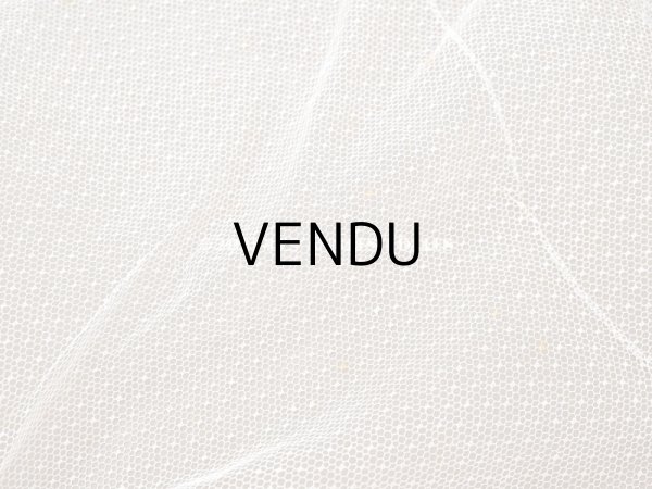 画像6:  アンティーク チュールレースのファブリック　ドット柄 100×170cm (6)