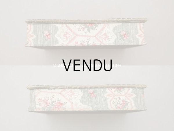 画像4: 1900年頃 アンティーク 薔薇模様　カルトナージュボックス  (4)