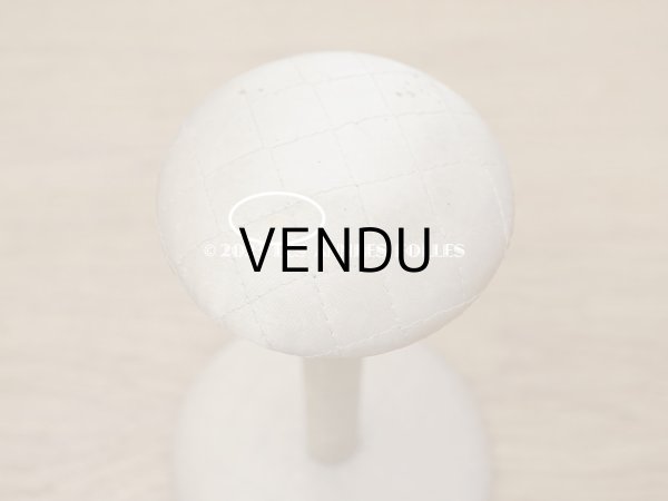 画像10: アンティーク ハットスタンド パウダーブルーのシルクサテン (10)