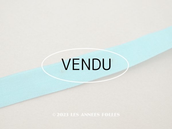 画像6: アンティーク シルク製リボン ターコイズブルー ローズパニエ 13mm COMPTOIR DES RUBANS - GRANDS MAGASINS DU PRINTEMPS - (6)