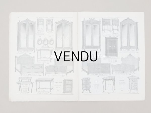 画像9: 1905年 アンティーク ボンマルシェのカタログ　椅子＆高級家具　SIEGES ARTISTIQUES EBENISTERIE - AU BON MARCHE - (9)