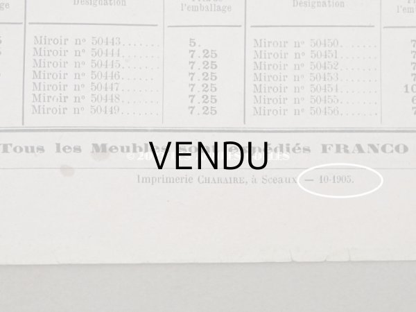 画像14: 1905年 アンティーク ボンマルシェのカタログ　椅子＆高級家具　SIEGES ARTISTIQUES EBENISTERIE - AU BON MARCHE - (14)