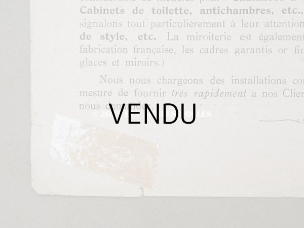 画像5: 1905年 アンティーク ボンマルシェのカタログ　椅子＆高級家具　SIEGES ARTISTIQUES EBENISTERIE - AU BON MARCHE - (5)