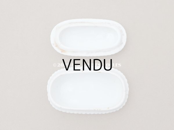 画像5:  アンティーク GELLE FRERES 歯磨き粉ケース パールリム　セラミック製 - GELLE FRERES PARIS - (5)