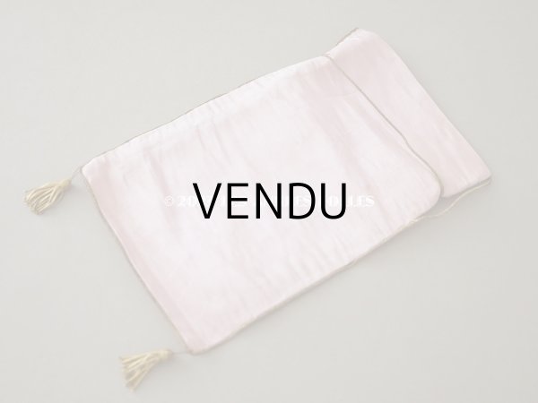 画像8: アンティーク ショコラティエ BOISSIERのお菓子袋  シルク製 オモニエール　ピンク- BOISSIER PARIS - (8)