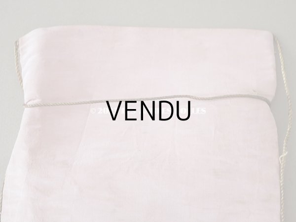 画像9: アンティーク ショコラティエ BOISSIERのお菓子袋  シルク製 オモニエール　ピンク- BOISSIER PARIS - (9)