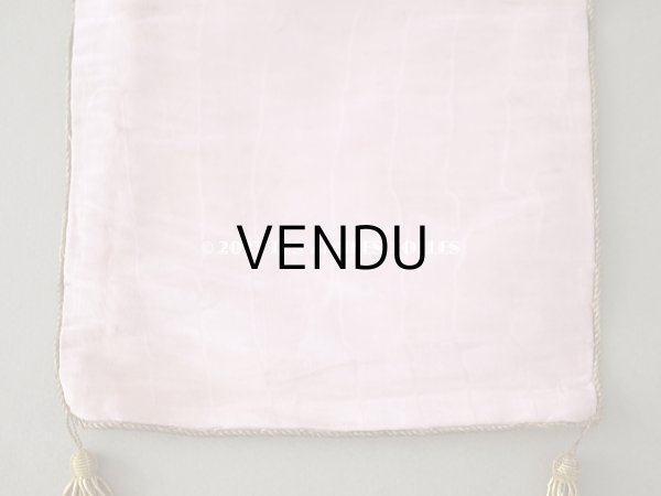 画像10: アンティーク ショコラティエ BOISSIERのお菓子袋  シルク製 オモニエール　ピンク- BOISSIER PARIS - (10)