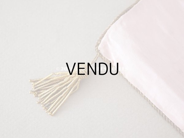 画像4: アンティーク ショコラティエ BOISSIERのお菓子袋  シルク製 オモニエール　ピンク- BOISSIER PARIS - (4)