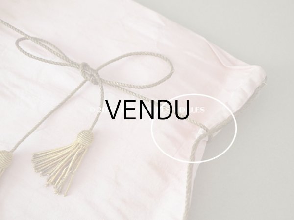 画像3: アンティーク ショコラティエ BOISSIERのお菓子袋  シルク製 オモニエール　ピンク- BOISSIER PARIS - (3)