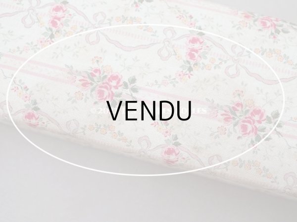 画像10: 1900年頃　アンティーク 薔薇＆リボンのガーランド　カルトナージュボックス (10)