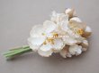 画像9: アンティーク ドールハット用 布花の小さなブーケ　薔薇＆デイジー (9)