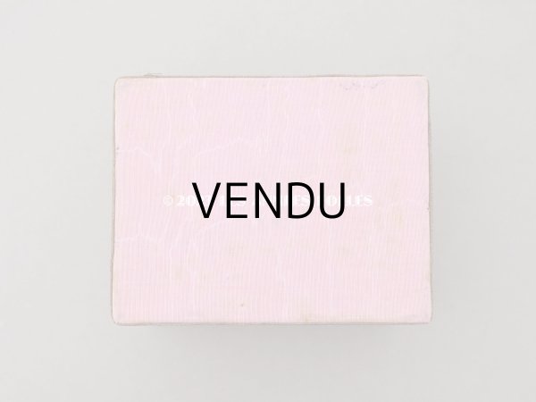 画像10: アンティーク 薔薇のリボン刺繍のボックス マリー・アントワネットの肖像画 シルク＆メタル製　 (10)