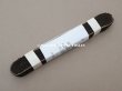 画像2: 19世紀末 アンティーク シルク製　ベルベットリボン 黒＆グレイッシュブラウン 12m 1cm幅 (2)