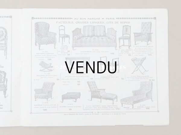 画像5: アンティーク ボンマルシェのカタログ　カーテン＆ベッドカバー RIDEAUX BLANCS - AU BON MARCHE - (5)