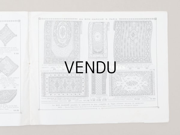 画像7: アンティーク ボンマルシェのカタログ　カーテン＆ベッドカバー RIDEAUX BLANCS - AU BON MARCHE - (7)