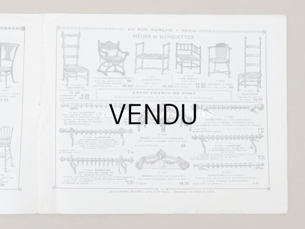 画像6: アンティーク ボンマルシェのカタログ　カーテン＆ベッドカバー RIDEAUX BLANCS - AU BON MARCHE - (6)