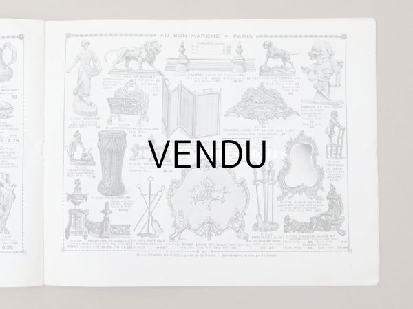 画像12: アンティーク ボンマルシェのカタログ　カーテン＆ベッドカバー RIDEAUX BLANCS - AU BON MARCHE - (12)