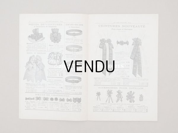 画像5: アンティーク ボンマルシェ リボンのカタログ　CATALOGUE DES RUBANS - AU BON MARCHE - (5)