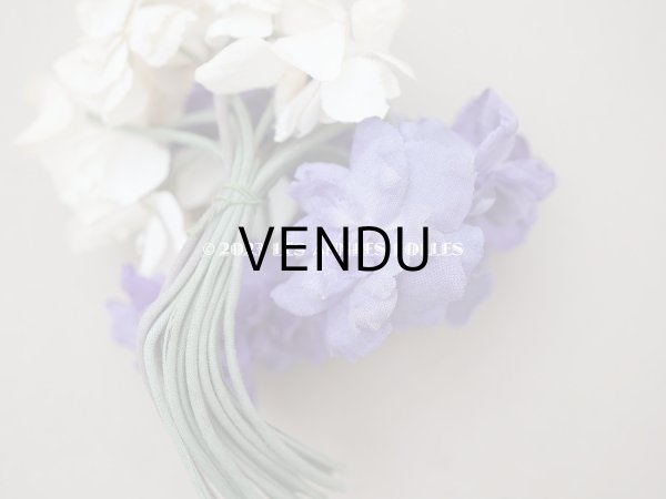 画像6: アンティーク オリジナルボックス入り　菫の布花 パルマスミレ LES FLEURS DE PARIS - GRANDS MAGASINS DE LA SAMARITAINE - (6)