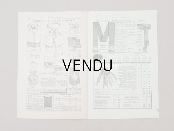 画像8: アンティーク ボンマルシェ リボンのカタログ　CATALOGUE DES RUBANS - AU BON MARCHE - (8)