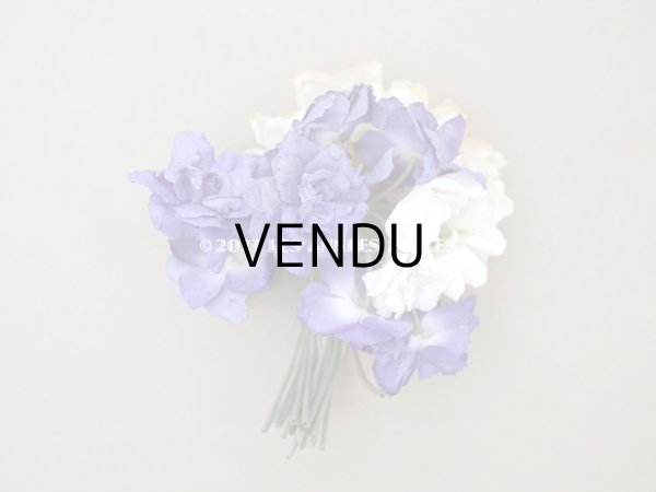 画像3: アンティーク オリジナルボックス入り　菫の布花 パルマスミレ LES FLEURS DE PARIS - GRANDS MAGASINS DE LA SAMARITAINE - (3)