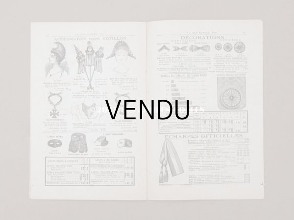 画像7: アンティーク ボンマルシェ リボンのカタログ　CATALOGUE DES RUBANS - AU BON MARCHE - (7)