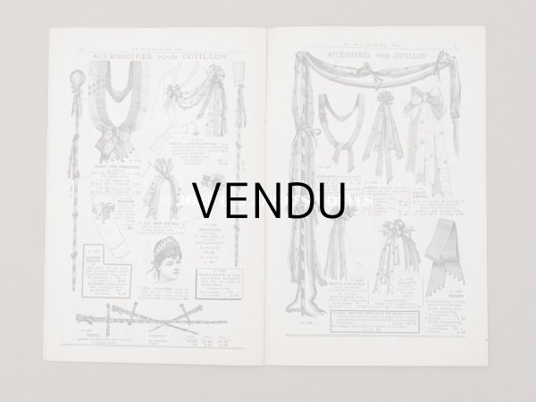 画像6: アンティーク ボンマルシェ リボンのカタログ　CATALOGUE DES RUBANS - AU BON MARCHE - (6)