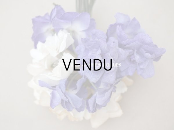 画像7: アンティーク オリジナルボックス入り　菫の布花 パルマスミレ LES FLEURS DE PARIS - GRANDS MAGASINS DE LA SAMARITAINE - (7)