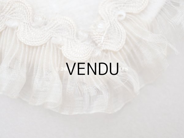 画像11: 1900年頃 アンティーク  シルク製　初聖体のオモニエール エクリュ＆ベージュ (11)