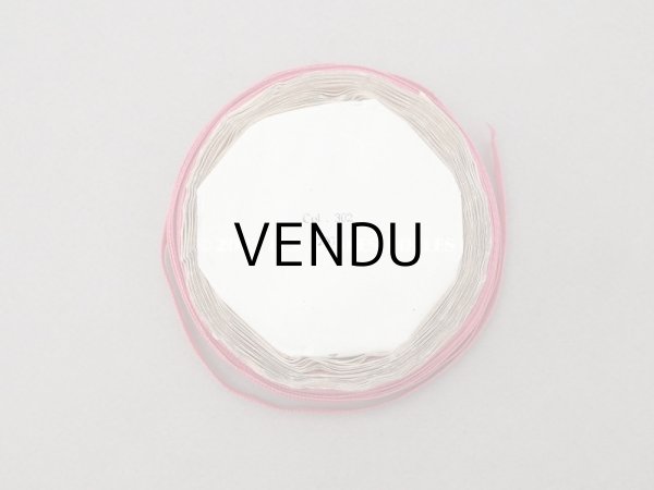 画像3: アンティーク リボン ラズベリーピンク 8m 7mm幅  (3)