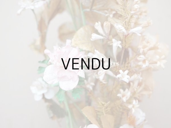 画像10: 19世紀 アンティーク グローブ・ド・マリエの大きなブーケ パウダーピンクの薔薇 (10)