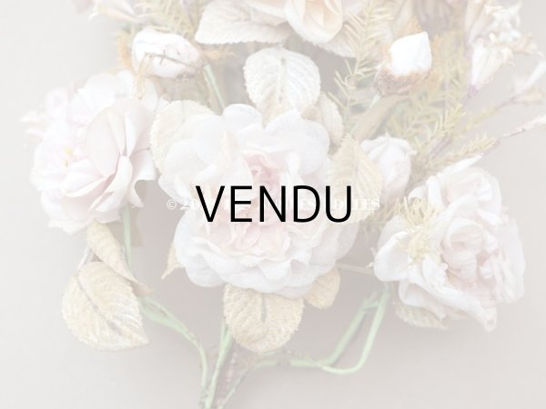 画像7: 19世紀 アンティーク グローブ・ド・マリエの大きなブーケ パウダーピンクの薔薇 (7)