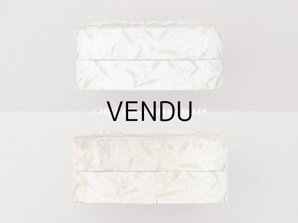 画像7: アンティーク 鈴蘭のパウダーボックス POUDRE DE RIZ EXTRA-FINE - MAISON PLASSCHAERT PARIS - (7)