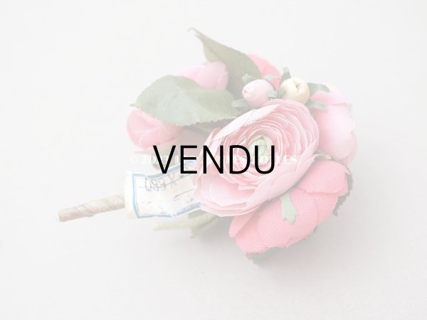 画像7: アンティーク  ラナンキュラスの布花  (7)