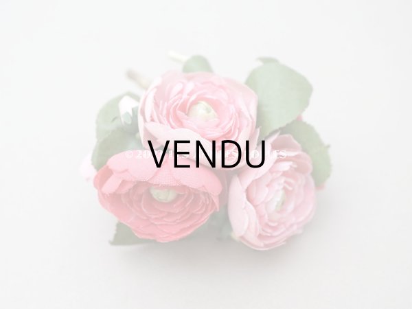 画像3: アンティーク  ラナンキュラスの布花  (3)