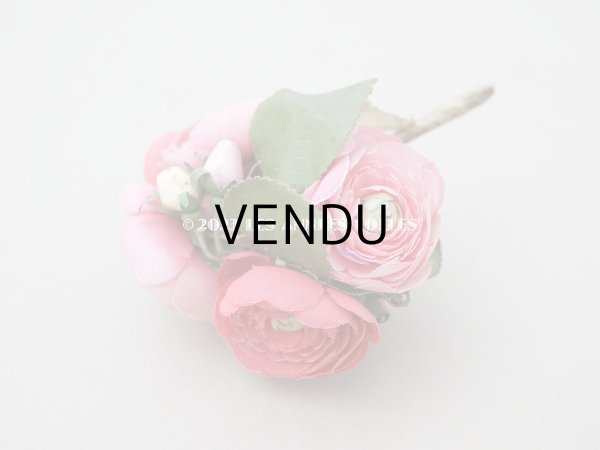 画像8: アンティーク  ラナンキュラスの布花  (8)