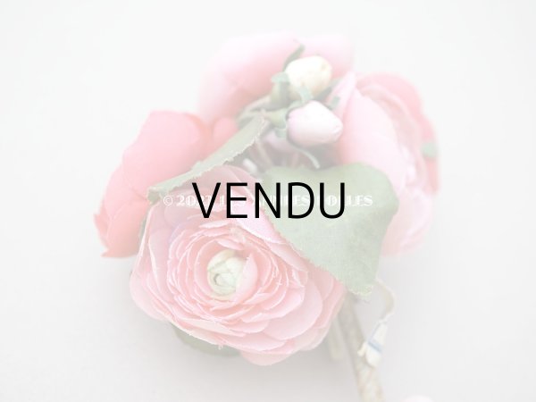 画像5: アンティーク  ラナンキュラスの布花  (5)