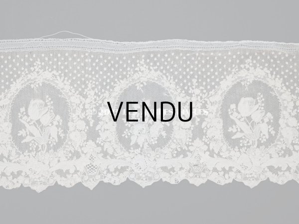 画像5: 19世紀 アンティーク  アランソンレース 幅広 1.3m　14cm幅　ミュージアムピース (5)