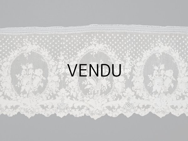 画像3: 19世紀 アンティーク  アランソンレース 幅広 1.3m　14cm幅　ミュージアムピース (3)