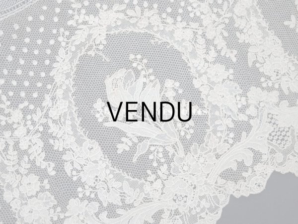 画像11: 19世紀 アンティーク  アランソンレース 幅広 1.3m　14cm幅　ミュージアムピース (11)