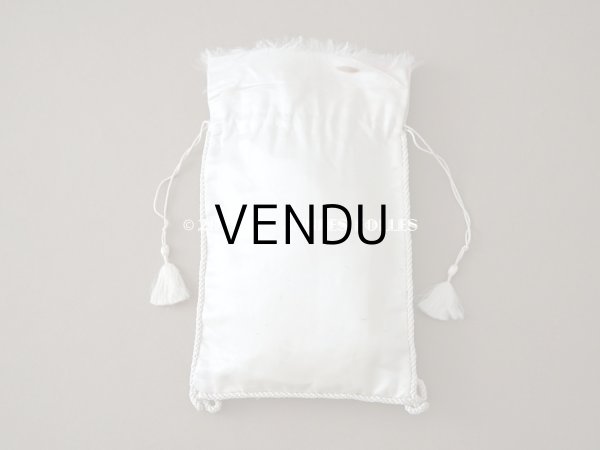 画像3: アンティーク お菓子袋  シルク製  BONBONS FINS (3)