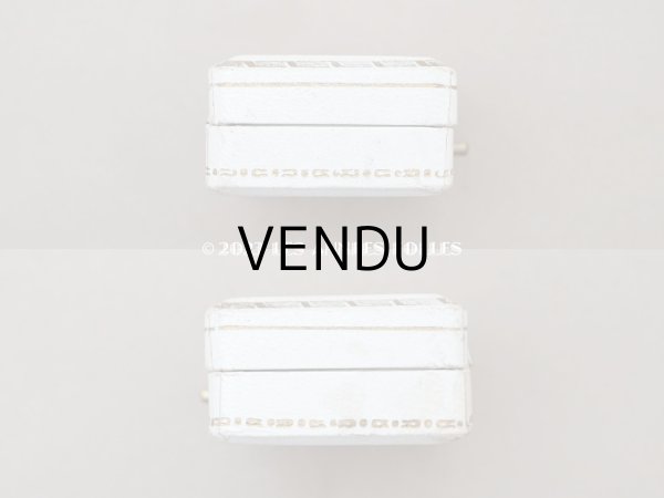 画像8: アンティーク ジュエリーボックス 金彩入り オフホワイト  (8)